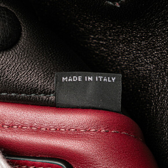 PRADA Red Leather Shoulder Bag - Picture 8 of 9